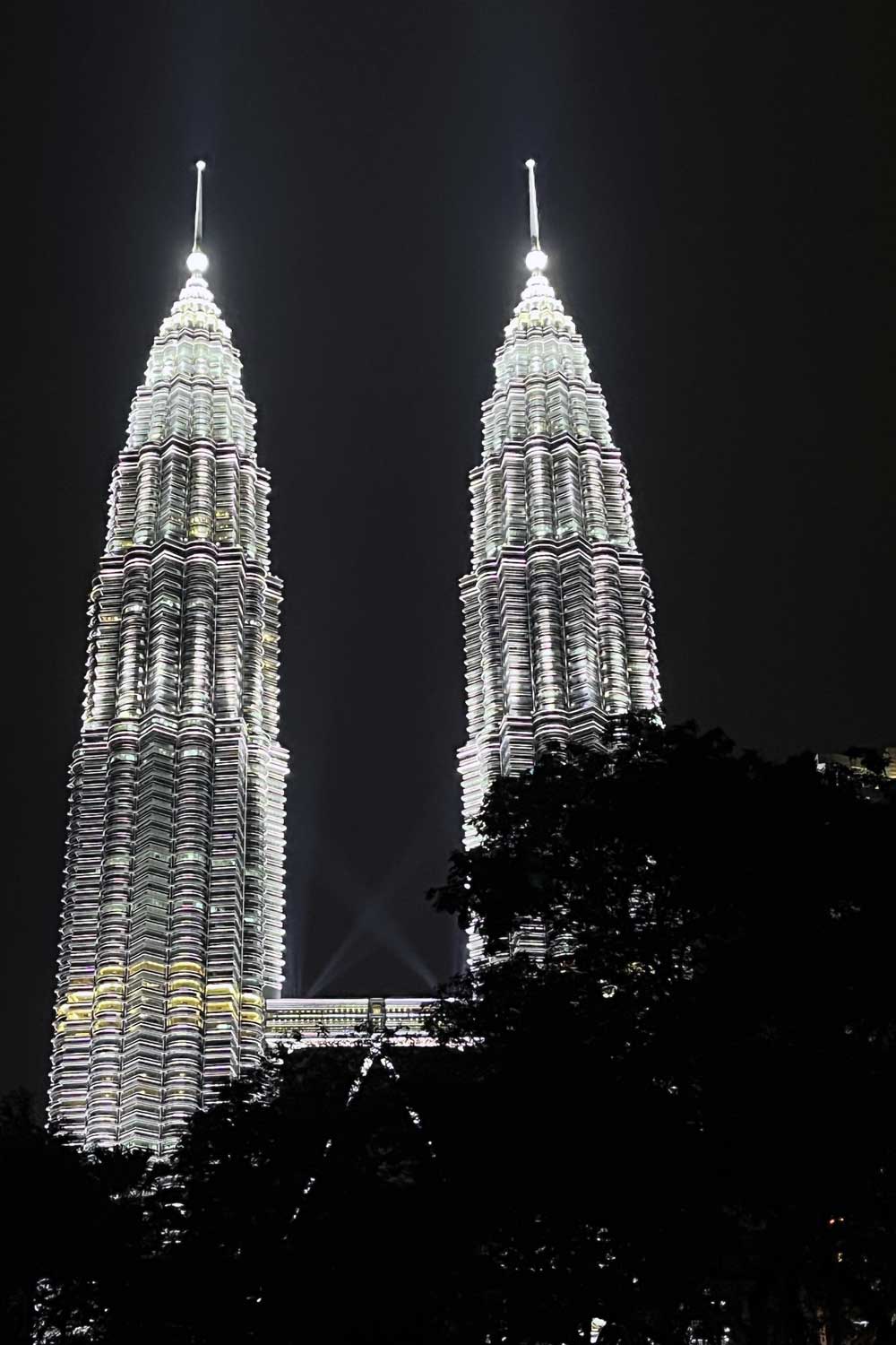 Voir les Tours Petronas pendant un voyage en Malaise de 2 semaines.