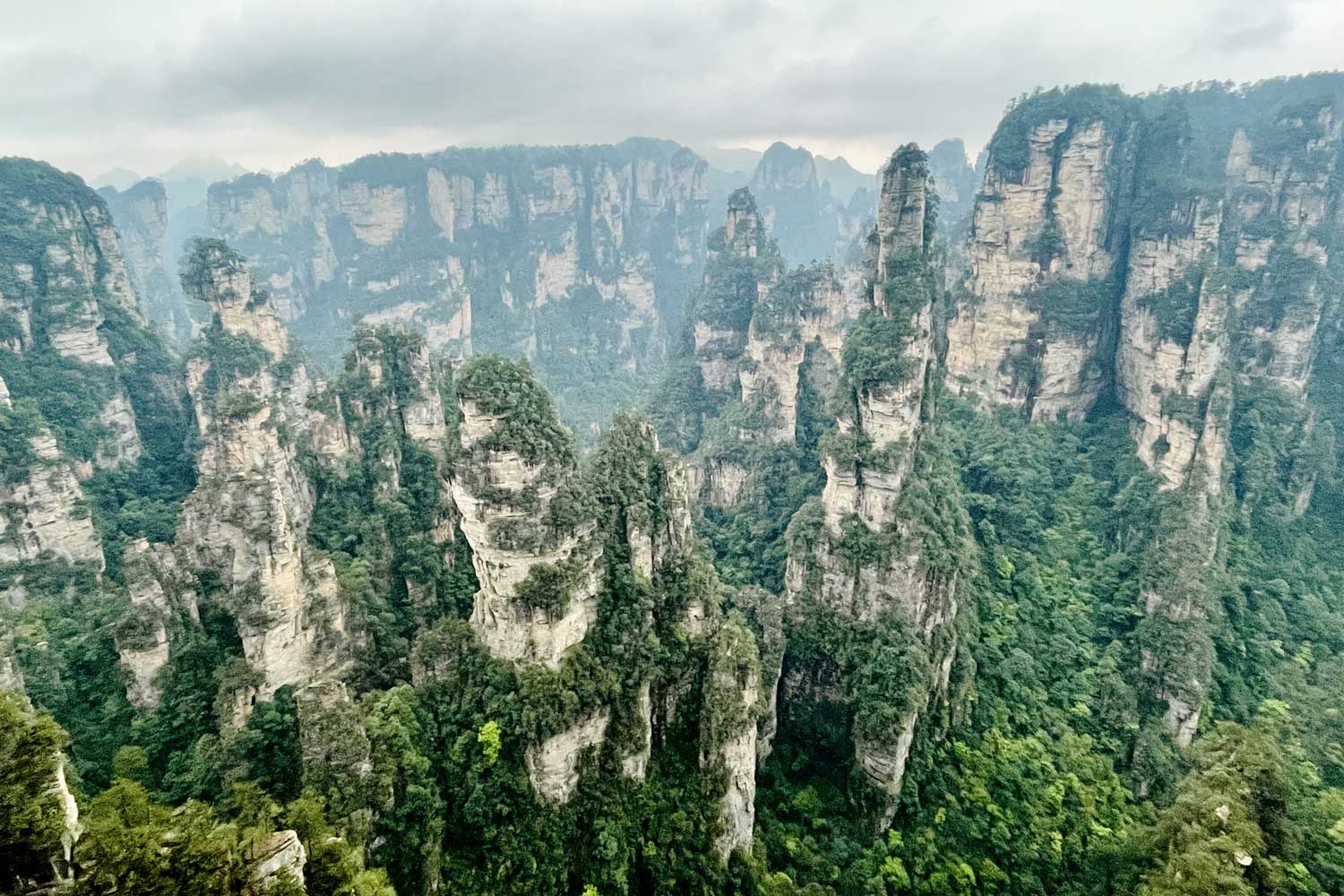 Zhangjiajie, la montagne d'Avatar en Chine